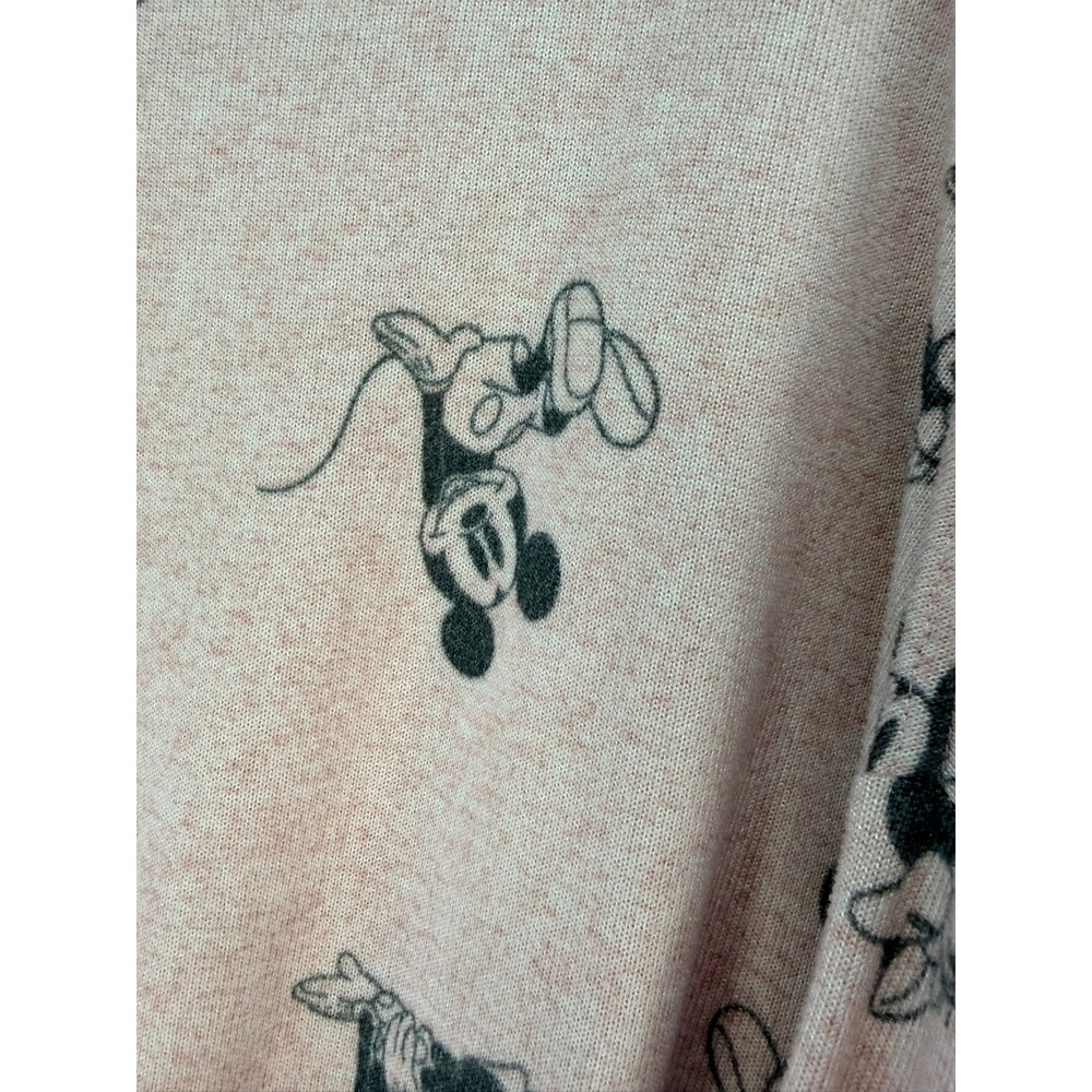 Disney Mickey Minnie Mouse Pajama Set Pink Lounge Joggers Top Womens L XL - Picture 10 of 15